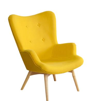 BERLIN Guest Chair, yellow